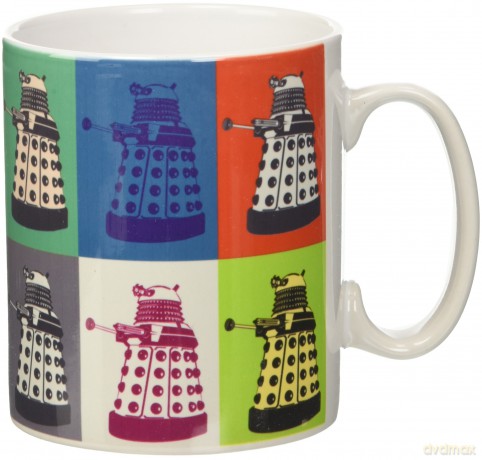 Doctor Who: Ltd, Doctor Who, Pop Art, Kubek, Wood 15x10x9 cm