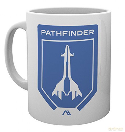 Mass Effect Andromeda: Mass Effect Andromeda, Pathfinder Shield, Kubek, Wood 15 x 10 x 9 cm