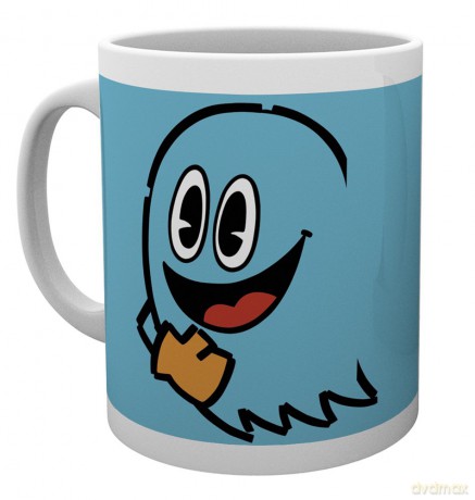 Pacman: Pacman, Ghost, Kubek, Wood wielokolorowy, 15 x 10 x 9 cm