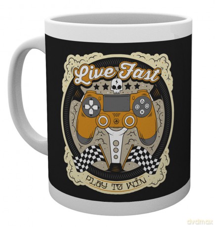 Playstation: Playstation Live Fast Kubek ceramiczny 15 x 10 x 9 cm