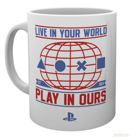 Playstation: Playstation Your World Kubek ceramiczny 15 x 10 x 9 cm