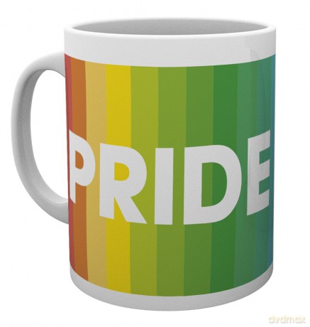 Pride: Pride, Kubek ceramiczny wielokolorowy, 15 x 10 x 9 cm