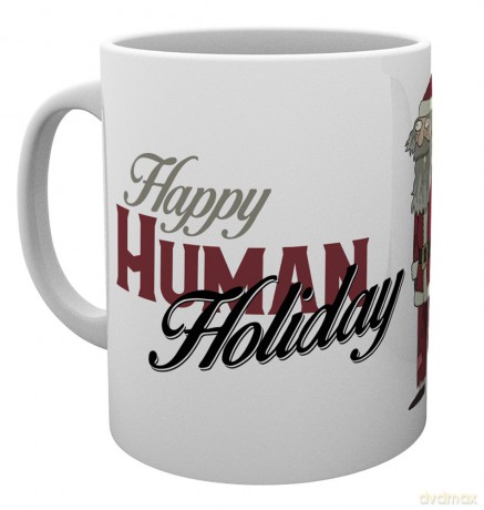 Sex Pistols: Rick and Morty, Happy Human Holiday, Kubek ceramiczny 15 x 10 x 9 cm
