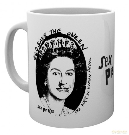 Sex Pistols: Sex Pistols, God Save The Queen, Kubek, Wood 15 x 10 x 9 cm