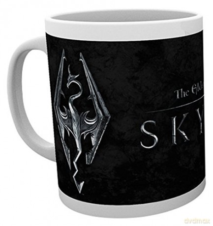 Skyrim: Skyrim, Dragon Symbol, Kubek, Wood 15x10x9 cm