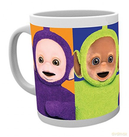 Teletubbies: Teletubbies, Faces, Kubek, Wood 15x10x9 cm