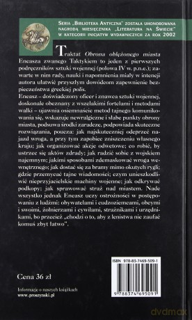 Obrona oblężonego miasta - Eneasz Taktyk [KSIĄŻKA]