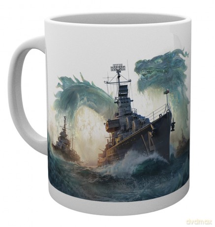 World Of Warships: World of Warships, Dragons, Kubek, Wood 15 x 10 x 9 cm