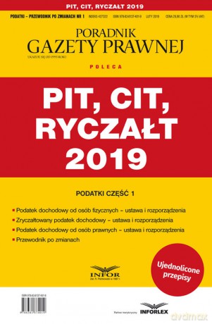 PIT CIT Ryczałt 2019 [KSIĄŻKA]