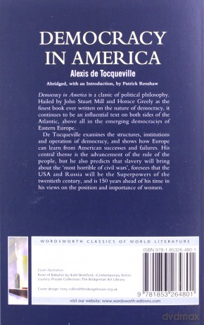 Democracy in America - Tocqueville Alexis de [KSIĄŻKA]
