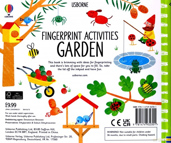 Fingerprint activities garden [KSIĄŻKA]