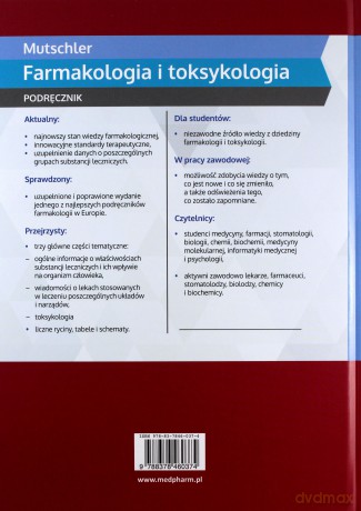 Mutschler Farmakologia i toksykologia Podręcznik - Ernst Mutschler, Gerd Geisslinger [KSIĄŻKA]