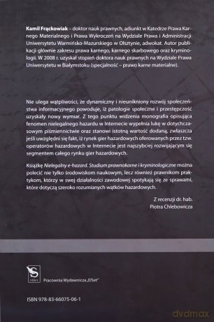 Nielegalny e-hazard - Kamil Frąckowiak [KSIĄŻKA]