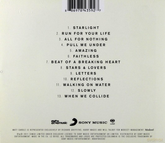 Matt Cardle: Letters [CD]