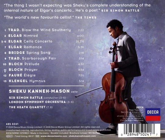 Sheku Kanneh-Mason: Elgar [CD]
