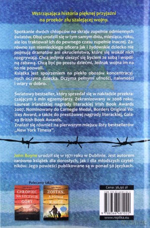 Chłopiec w pasiastej piżamie - John Boyne [KSIĄŻKA]