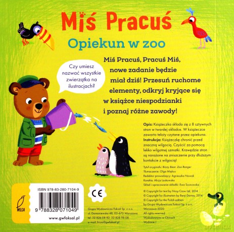 Miś Pracuś. Opiekun w zoo - Benji Davies [KSIĄŻKA]