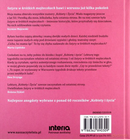 Satyra w krótkich majteczkach. Z uśmiechem przez pokolenia. 500 anegdot naszych dzieci - Bociąg Przemysław oprac. [KSIĄŻKA]