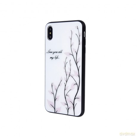 Nakładka Magic Glass liście do iPhone 7 /8