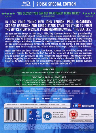 The Beatles: Eight Days A Week (Special) [Blu-Ray]