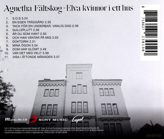 Agnetha Faltskog: Elva Kvinnor I Ett Huss [CD]