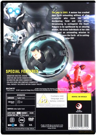Final Fantasy The Spirits Within [DVD]