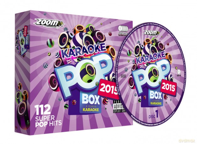 Zoom Karaoke: Pop Box 2015: A Year In Karaoke - Party Pack - 112 Songs [6CD]