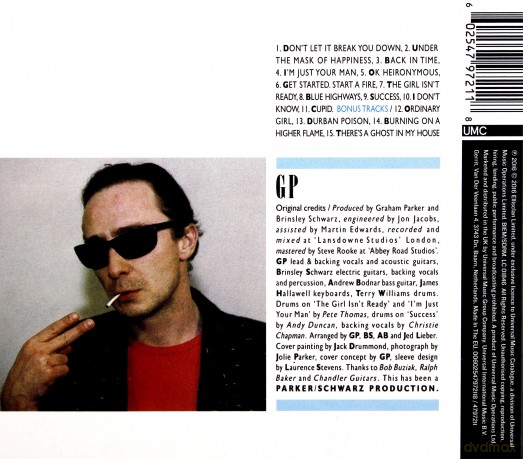 Graham Parker: The Mona LisaS Sister [CD]