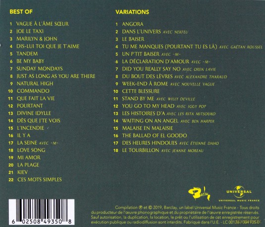 Vanessa Paradis: Best Of and Variations (PL) [2CD]