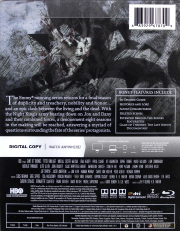 Gra o Tron Sezon 8 [BOX] [3xBlu-Ray 4K]+[3xBlu-Ray]