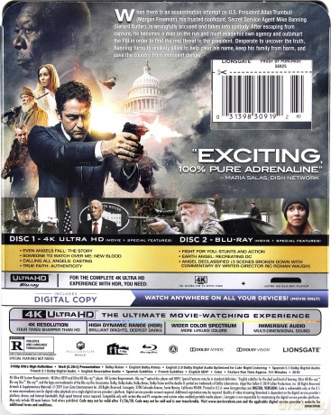 Angel Has Fallen (Świat w ogniu) [Blu-Ray 4K]+[Blu-Ray]
