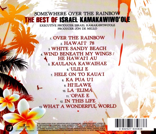 Israel "IZ" Kamakawiwo'ole: The Best of IZ - Somewhere Over The Rainbow [CD]