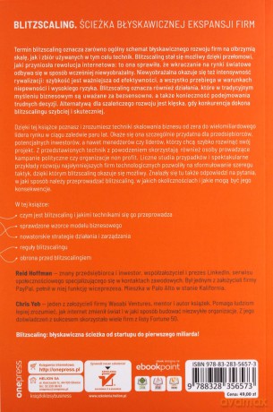 Blitzscaling Ścieżka błyskawicznej ekspansji firm - Reid Hoffman, Chris Yeh, Bill Gates [KSIĄŻKA]