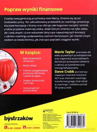 Coaching i mentoring biznesowy dla bystrzaków - Marie Taylor, Steve Crabb [KSIĄŻKA]