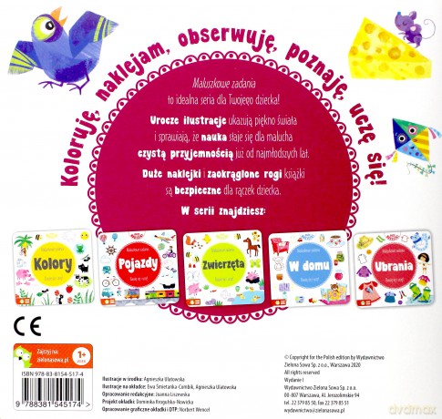 Maluszkowe zadania. Kształty [KSIĄŻKA]