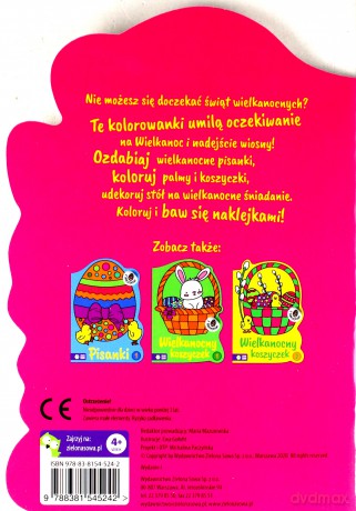 Wielkanocne kolorowanki. Pisanki 2 [KSIĄŻKA]