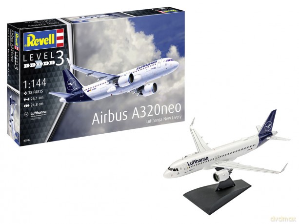 Model plastikowy Airbus A320 Neo Lufthansa