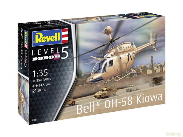 Model plastikowy OH-58 Kiowa