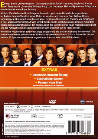 Prywatna praktyka Sezon 5 [BOX] [6DVD]