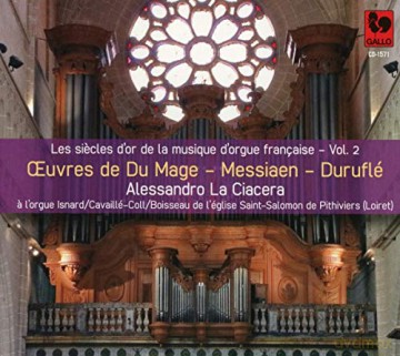 Alessandro La Ciacera - Oeuvres De Du Mage - Messiaen - Durufle [CD]