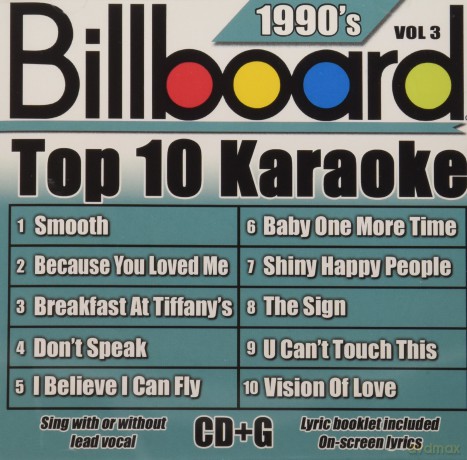 Billboard Top 10 Karaoke: 90's [CD]