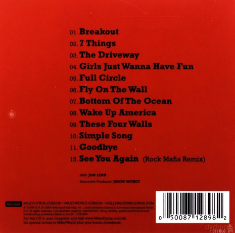 Miley Cyrus: Breakout [CD]