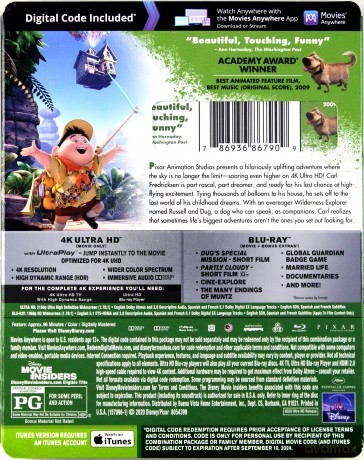 Up (Odlot) [Blu-Ray 4K]+[2xBlu-Ray]