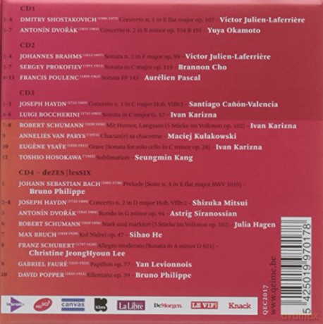 Cello 2017 Queen Elisabeth Competit [CD]