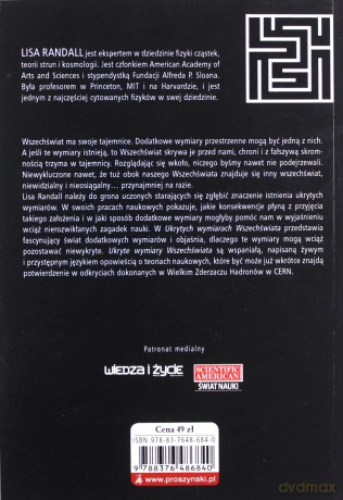Ukryte wymiary Wszechświata - Lisa Randall [KSIĄŻKA]