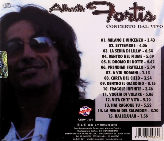 Alberto Fortis: Concerto Dal Vivo [CD]