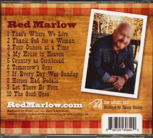 Red Marlow: Country As Cornbread [CD]