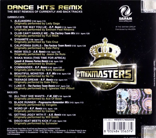 Dance Hits Remix [CD]