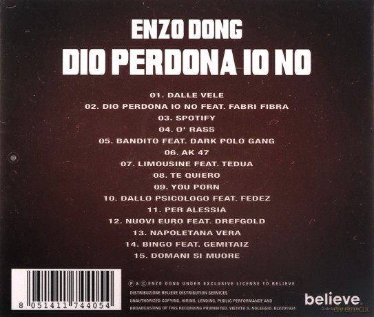 Enzo Dong: Dio Perdona Io No [CD]