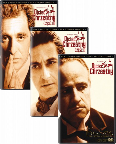 Ojciec Chrzestny Trylogia (polski lektor) Pakiet [3DVD]